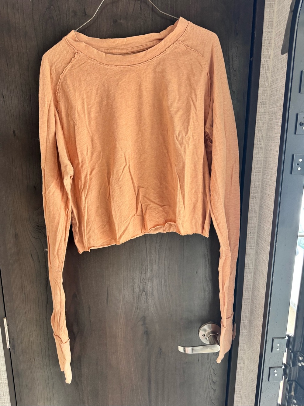 We the free cropped long sleeve